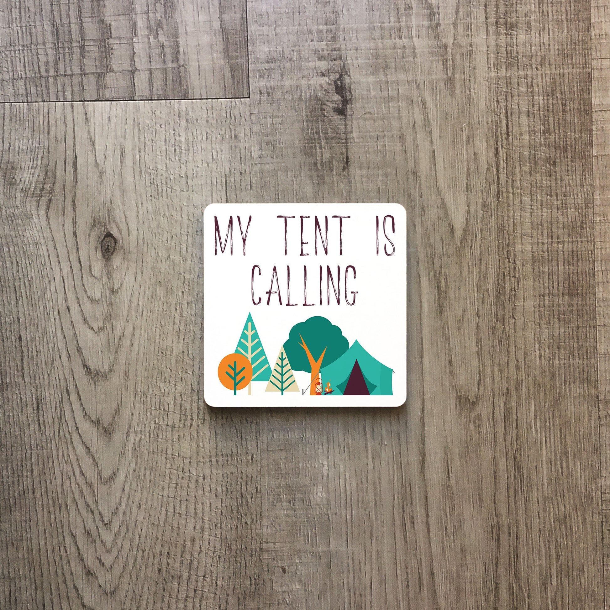 My tent is calling | Ceramic mug-Ceramic mug-Adnil Creations