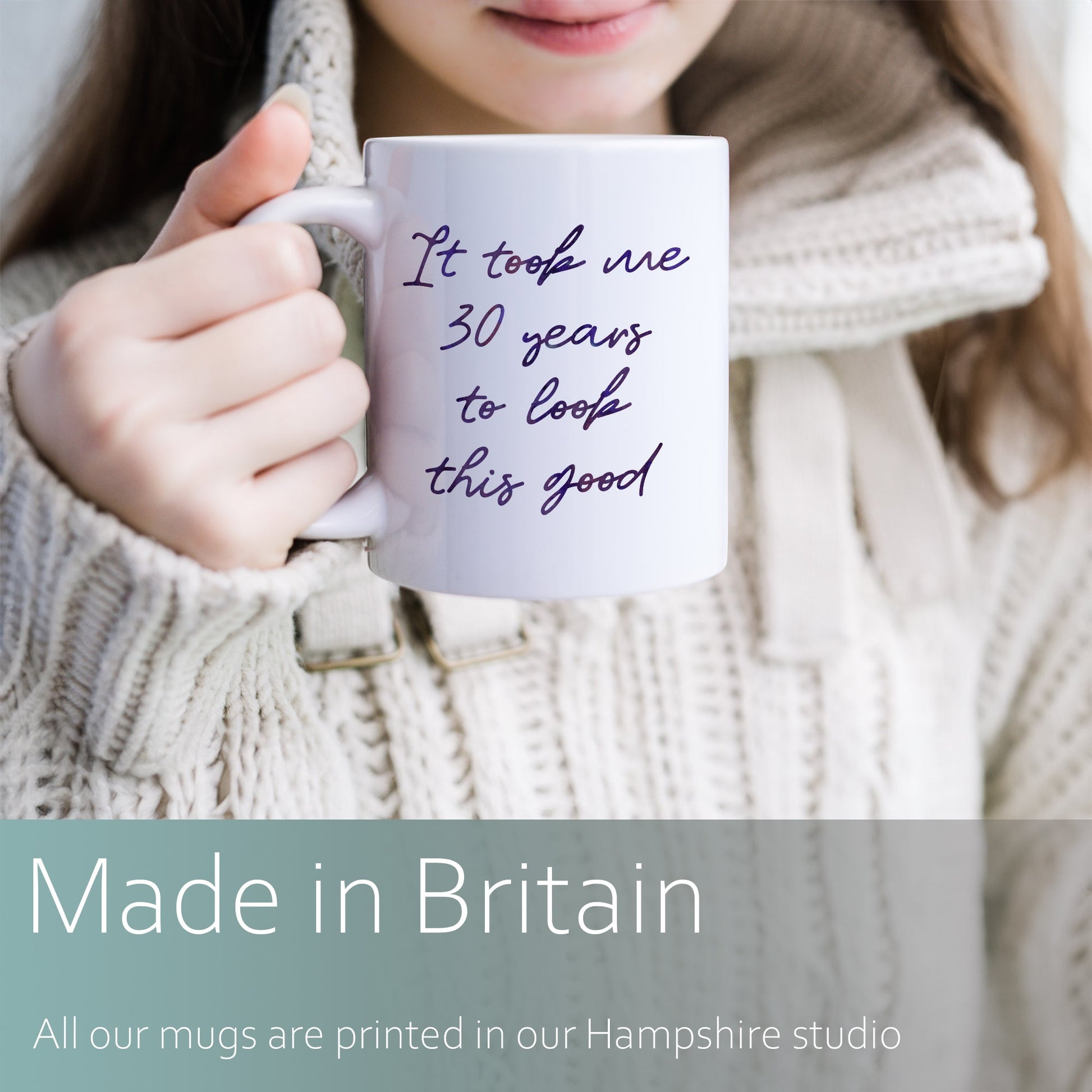 Personalised age "It took me this many years to look this good" | Ceramic mug-Ceramic mug-Adnil Creations