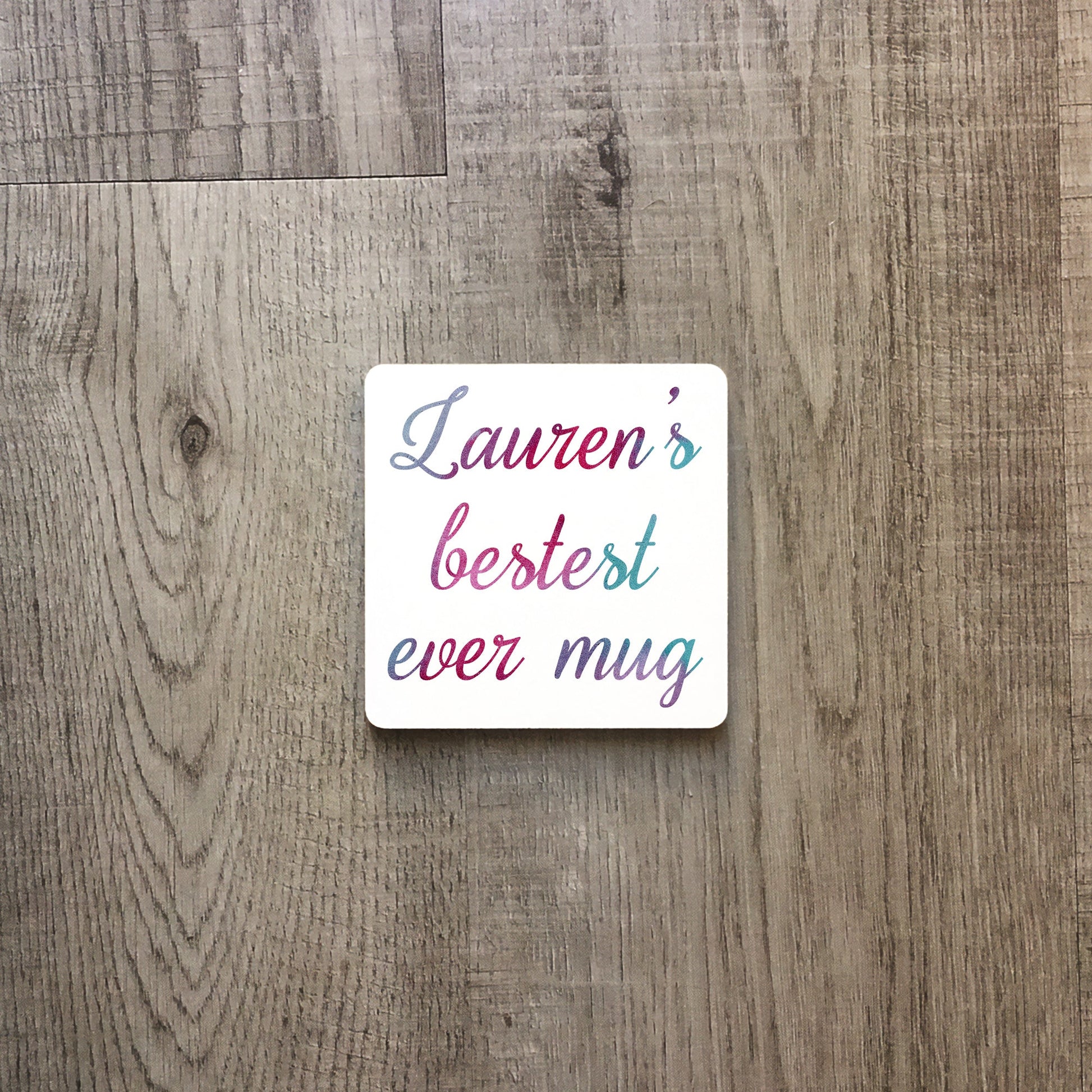 Personalised name bestest ever mug | Ceramic mug-Ceramic mug-Adnil Creations