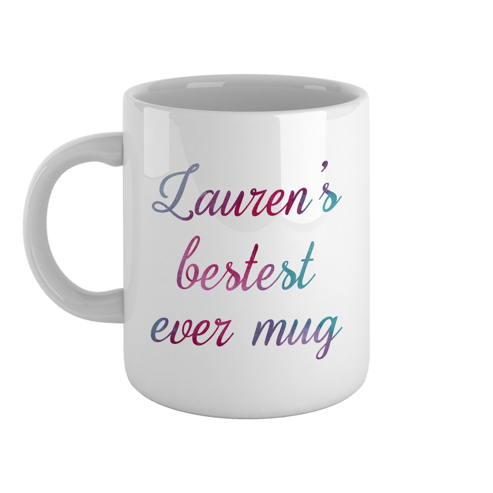 Personalised name bestest ever mug | Ceramic mug-Ceramic mug-Adnil Creations