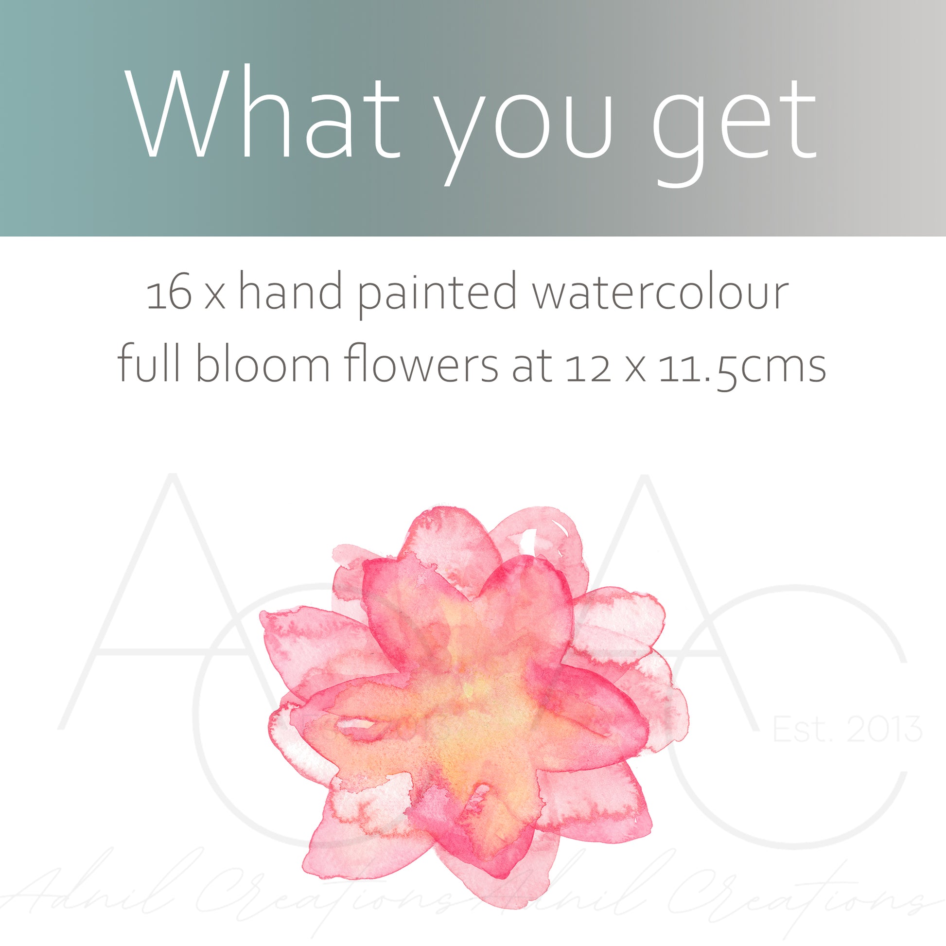 Whimsical watercolour pink flowers | Fabric wall stickers-Fabric wall stickers-Adnil Creations