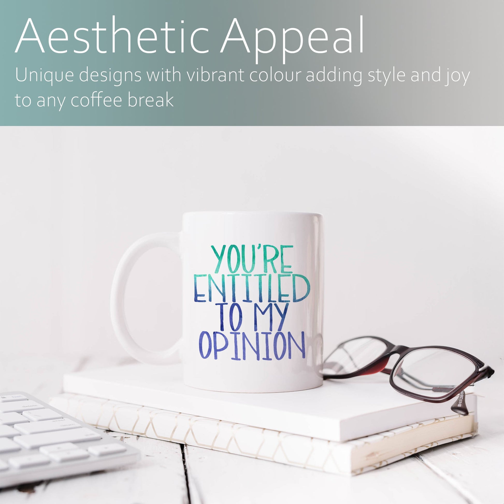 You're entitled to my opinion | Ceramic mug-Ceramic mug-Adnil Creations