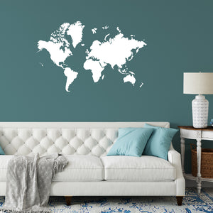 World map | Wall decal