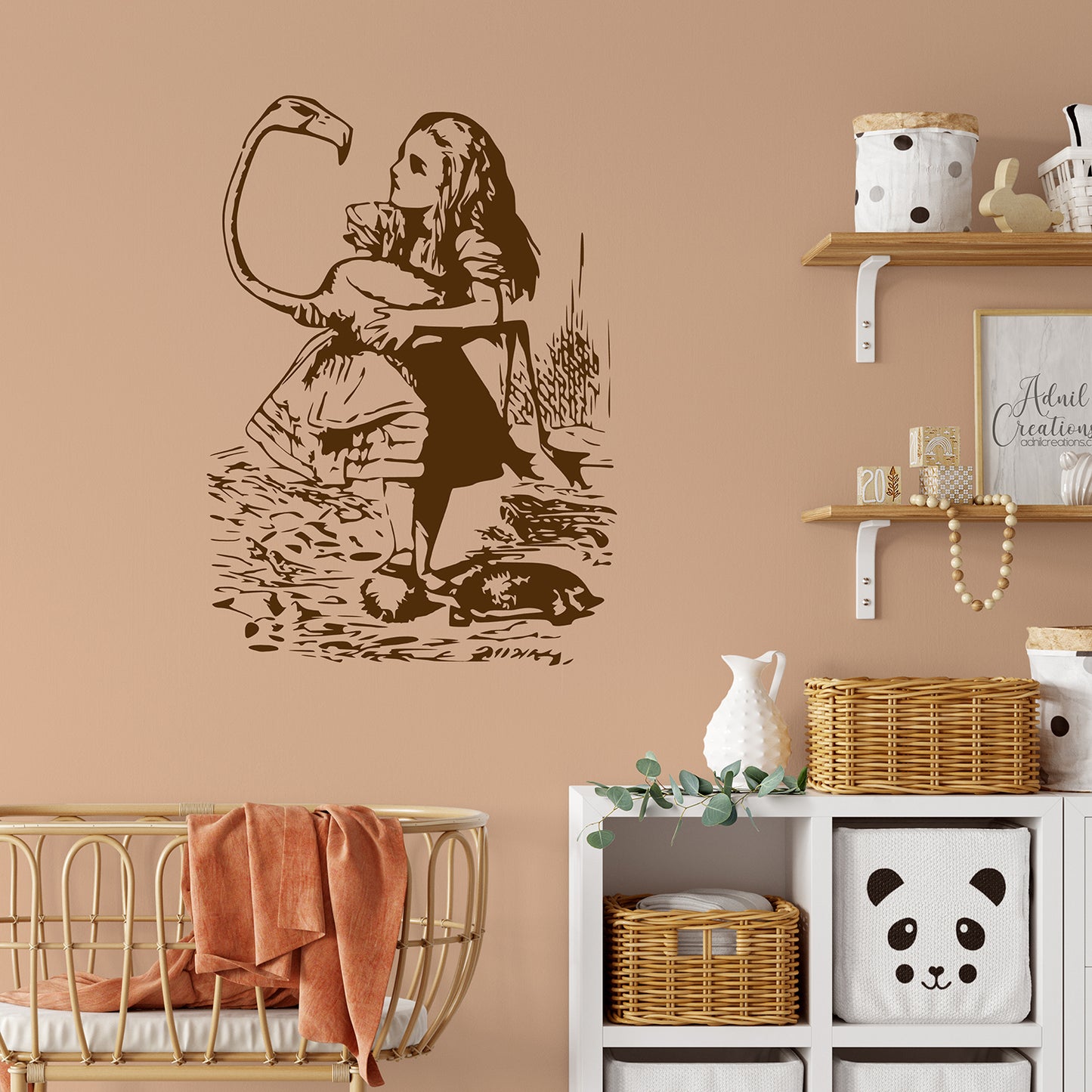 The Queen's croquet ground | Alice's adventures in Wonderland | Wall decal-Wall art-Adnil Creations