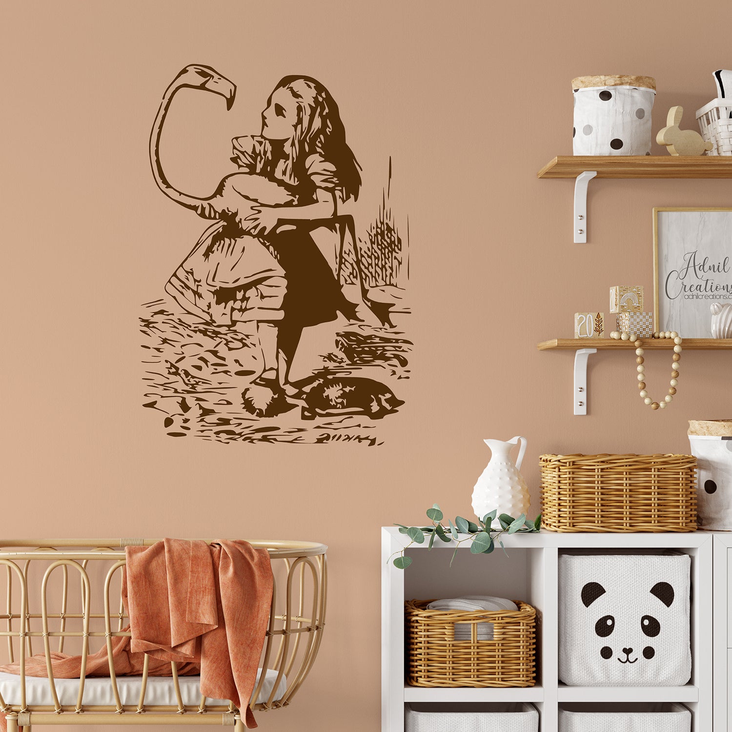 The Queen's croquet ground | Alice's adventures in Wonderland | Wall decal-Wall art-Adnil Creations
