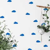 Set of 50 little fluffy clouds | Wall pattern