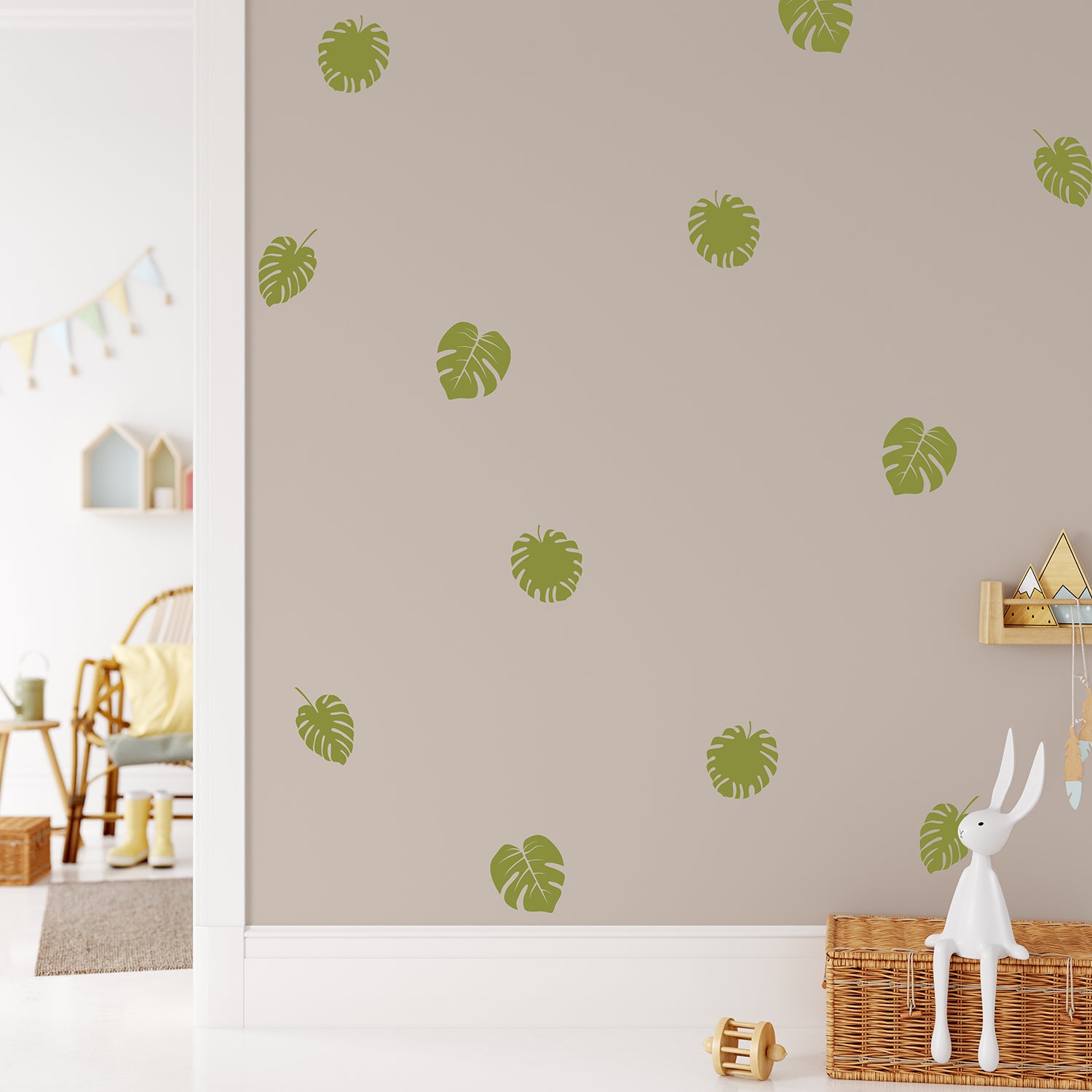 Monstera leaves | Wall pattern-Repeating pattern-Adnil Creations