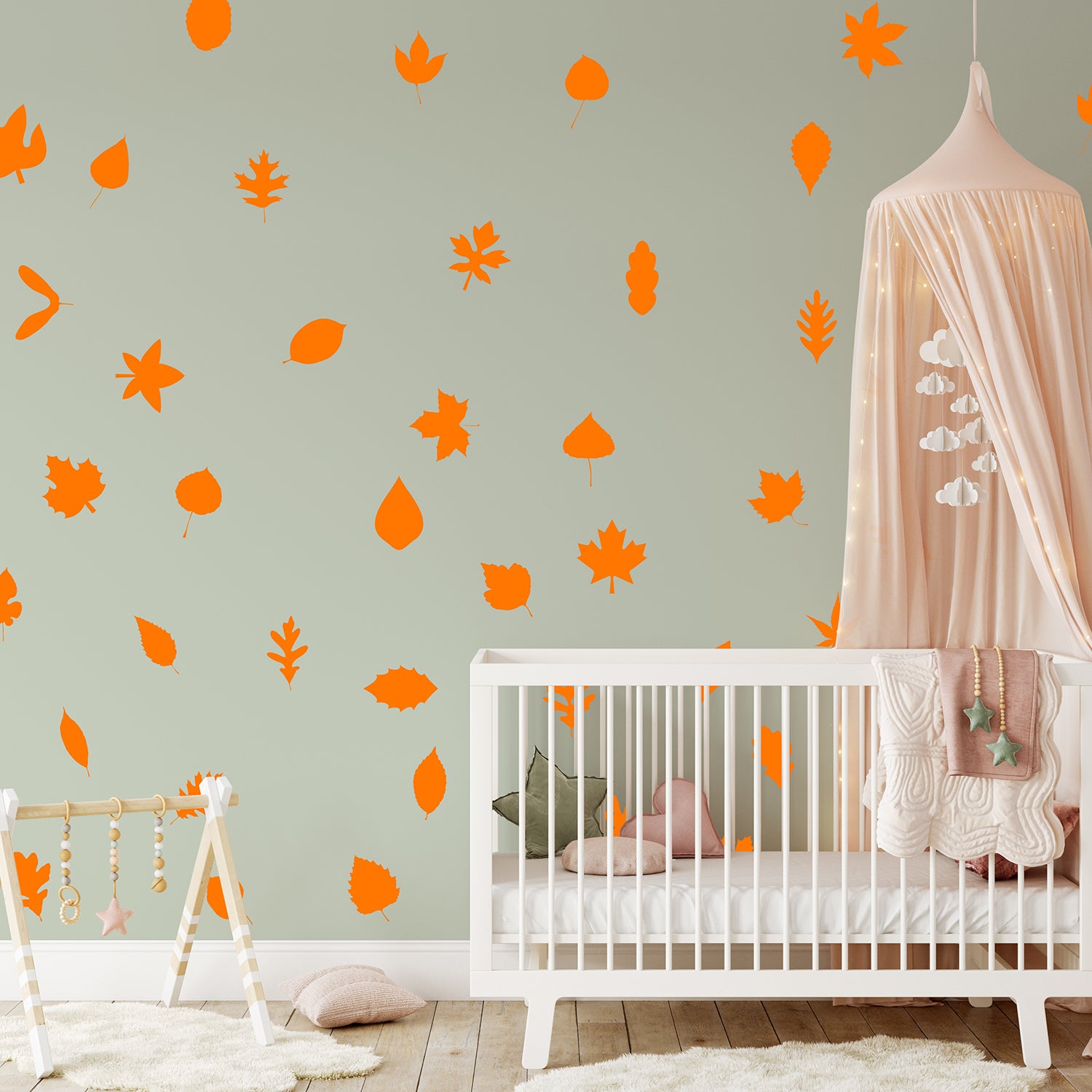 Autumn leaves | Wall pattern-Repeating pattern-Adnil Creations