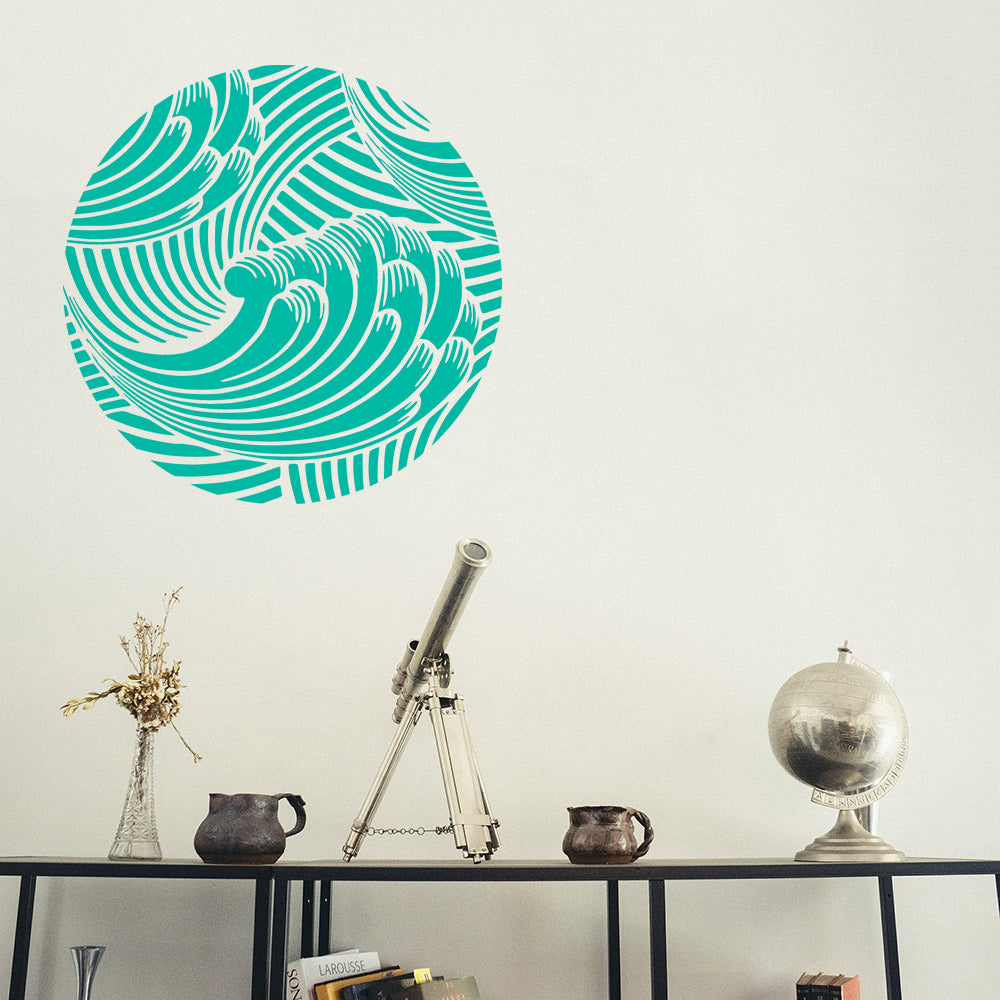 Japanese wave | Wall decal-Wall art-Adnil Creations