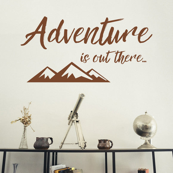 Adventure is out there... | Wall quote - Adnil Creations