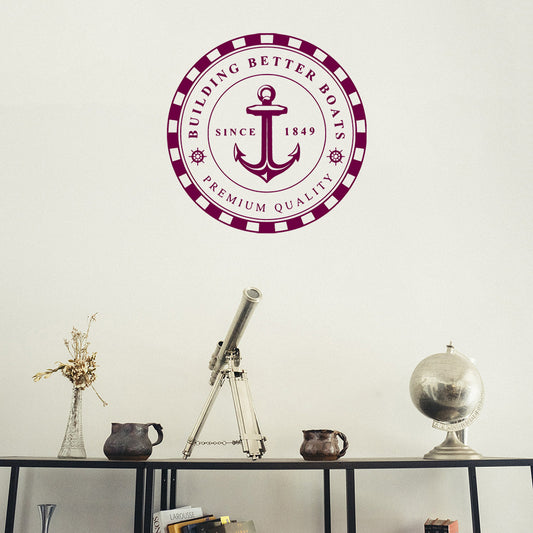 Building better boats | Wall decal - Adnil Creations