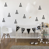Set of 50 teepees | Wall pattern - Adnil Creations