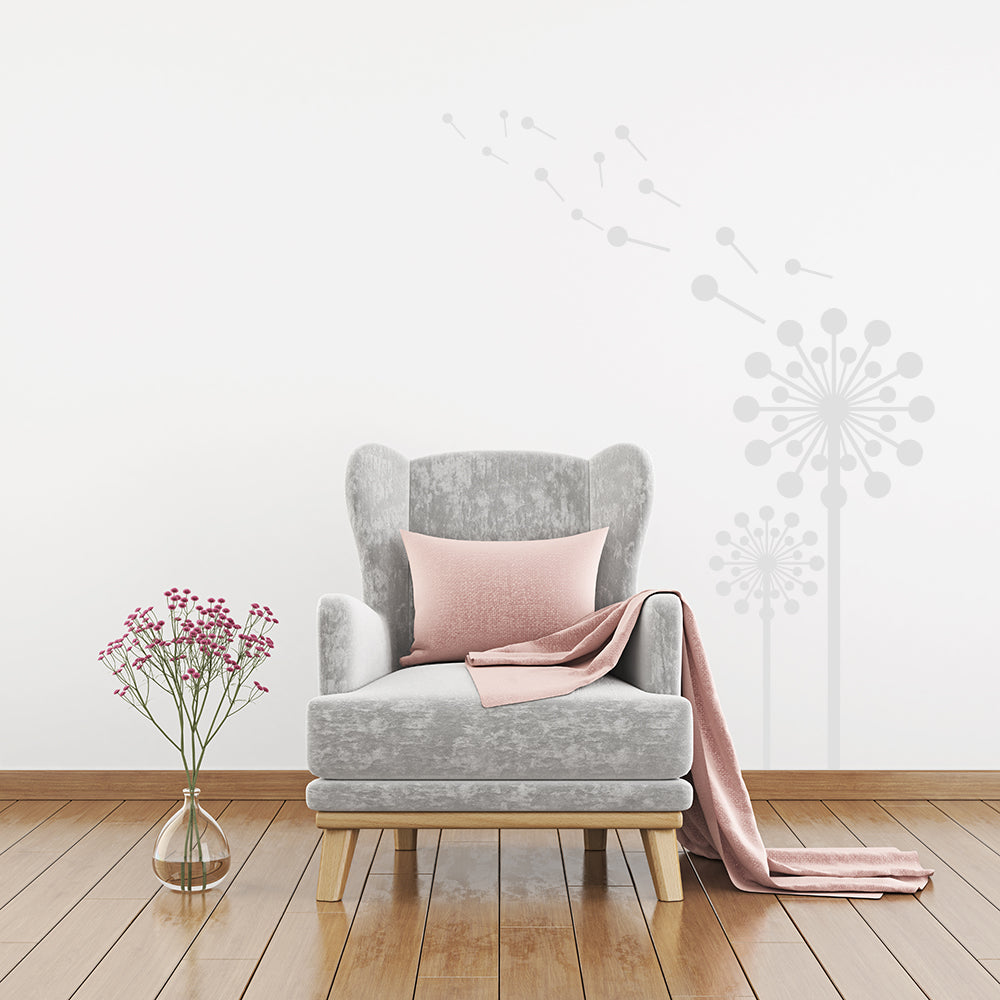 Geometric dandelion | Wall decal - Adnil Creations