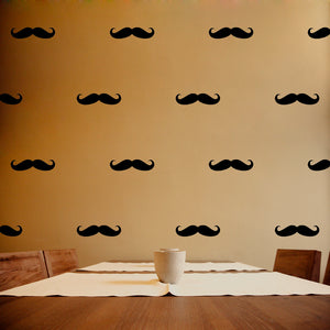 Set of 50 moustaches | Wall pattern - Adnil Creations