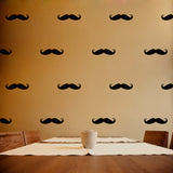 Set of 50 moustaches | Wall pattern - Adnil Creations