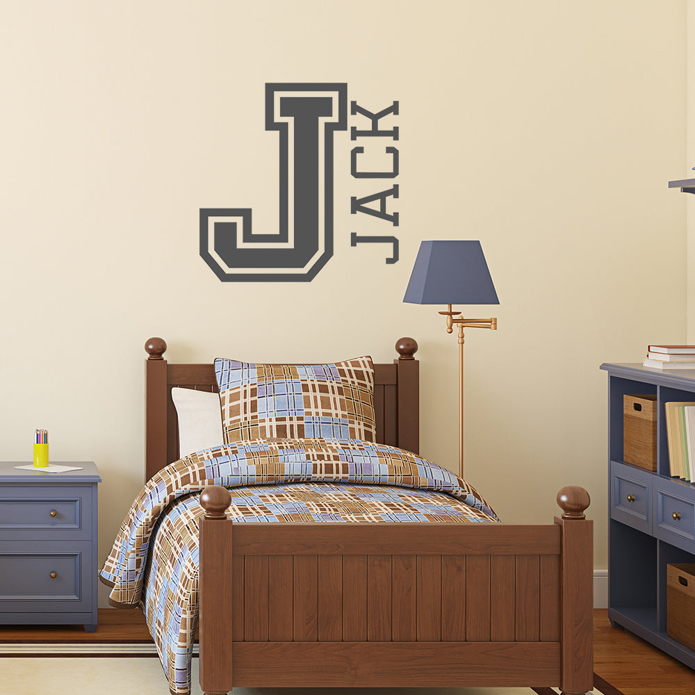 Sport jersey style | Monogram decal - Adnil Creations