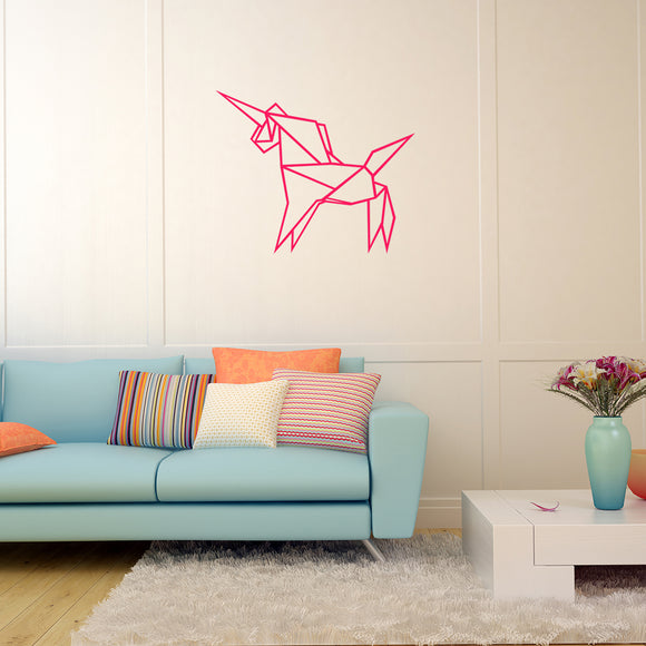Geometric unicorn | Wall decal - Adnil Creations