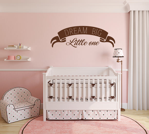 Dream big little one | Wall quote - Adnil Creations