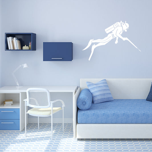 Scuba diver | Wall decal - Adnil Creations