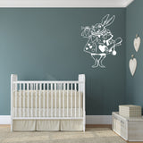 White rabbit | Alice's adventures in Wonderland | Wall decal - Adnil Creations
