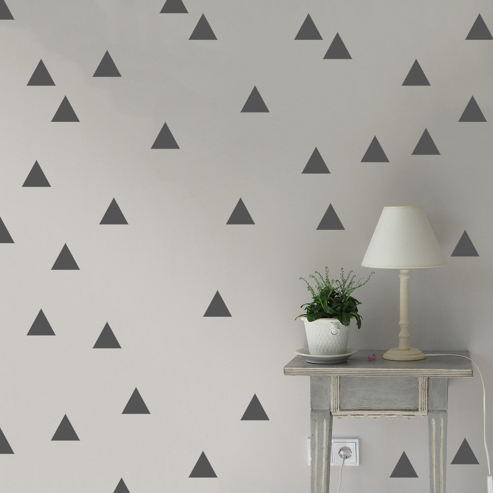 Set of 50 triangles | Wall pattern - Adnil Creations