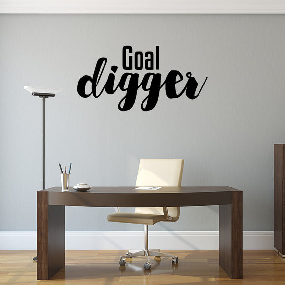 Goal digger | Wall quote - Adnil Creations