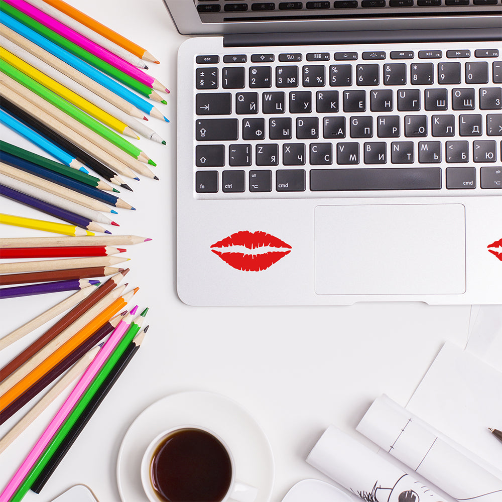 Kiss | Trackpad decal-MacBook decal-Adnil Creations
