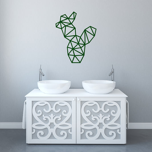Geometric cactus | Wall decal - Adnil Creations