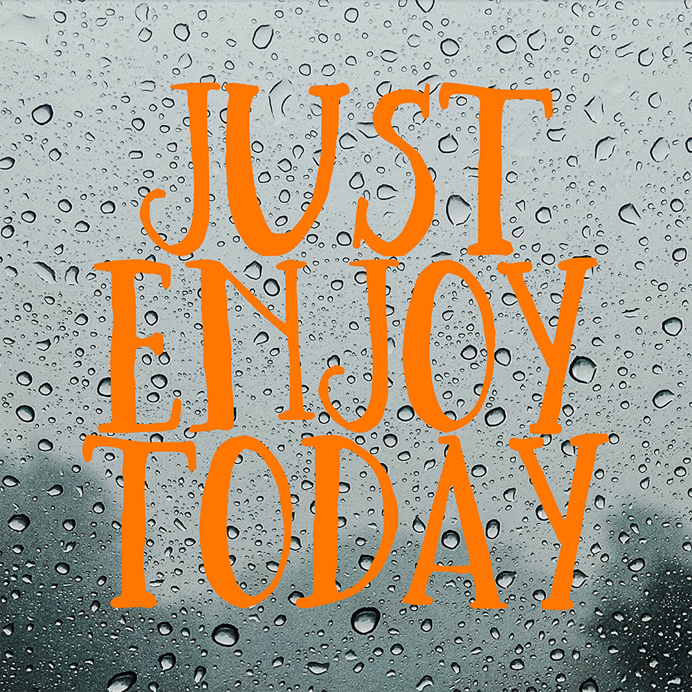 Just enjoy today | Bumper sticker