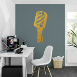 Vintage microphone | Wall decal