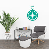 Magnetic compass | Wall decal - Adnil Creations