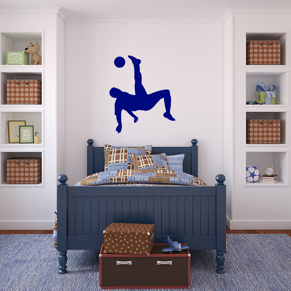 Football overhead kick | Wall decal - Adnil Creations