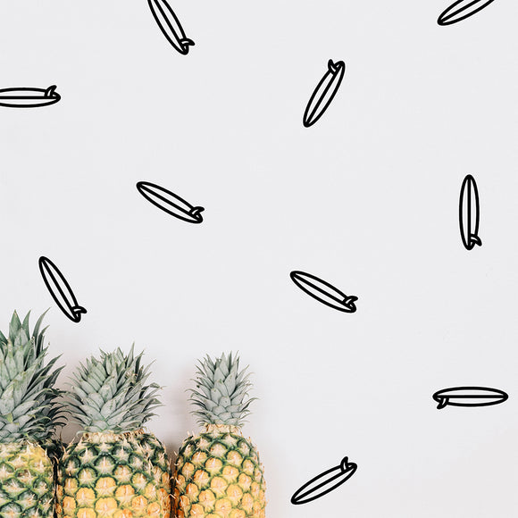 Set of 50 surf boards | Wall pattern