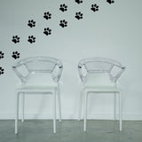 Set of 50 paw prints | Wall pattern - Adnil Creations