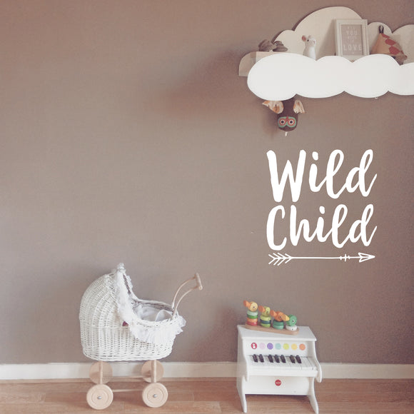 Wild child | Wall quote - Adnil Creations