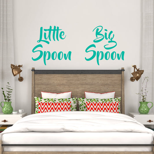 Big spoon, little spoon | Wall quote - Adnil Creations