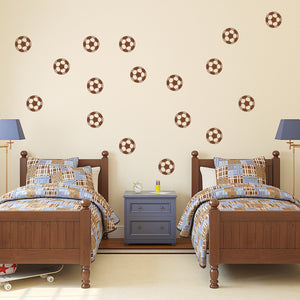 Set of 50 footballs | Wall pattern - Adnil Creations