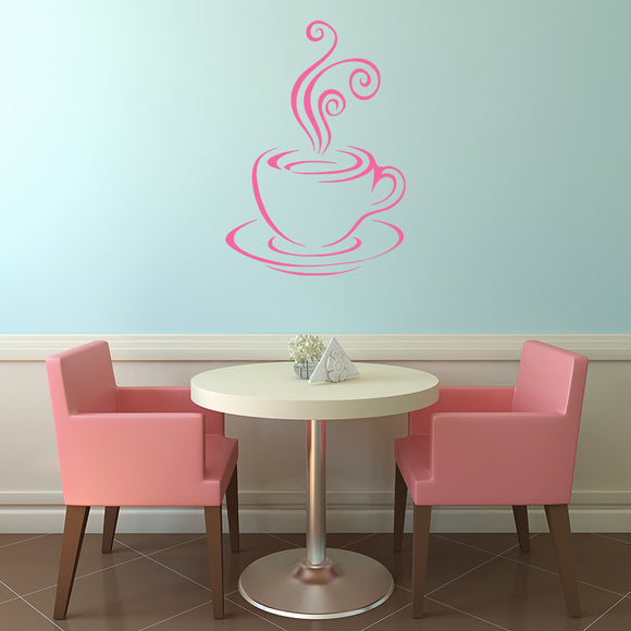 Tea cup | Wall decal - Adnil Creations