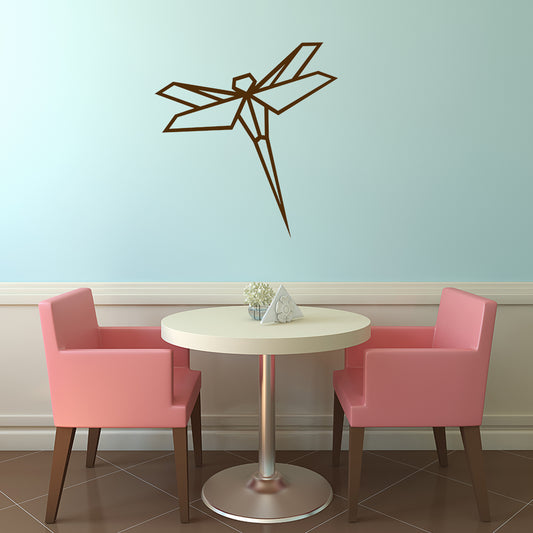 Geometric dragonfly | Wall decal - Adnil Creations