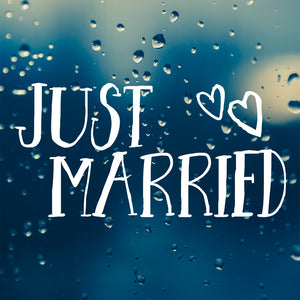 Just married | Bumper sticker - Adnil Creations