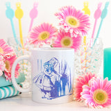 Alice and the door | Ceramic mug - Adnil Creations