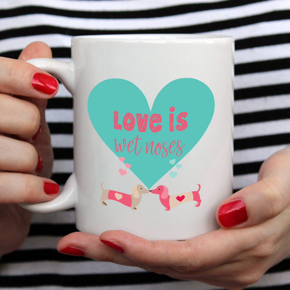 Love is wet noses | Ceramic mug - Adnil Creations