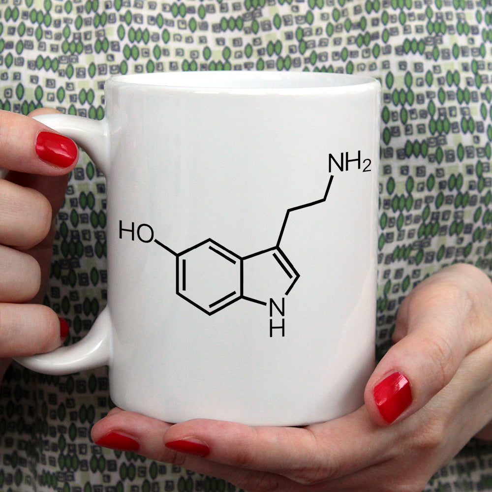 Serotonin molecule | Ceramic mug - Adnil Creations