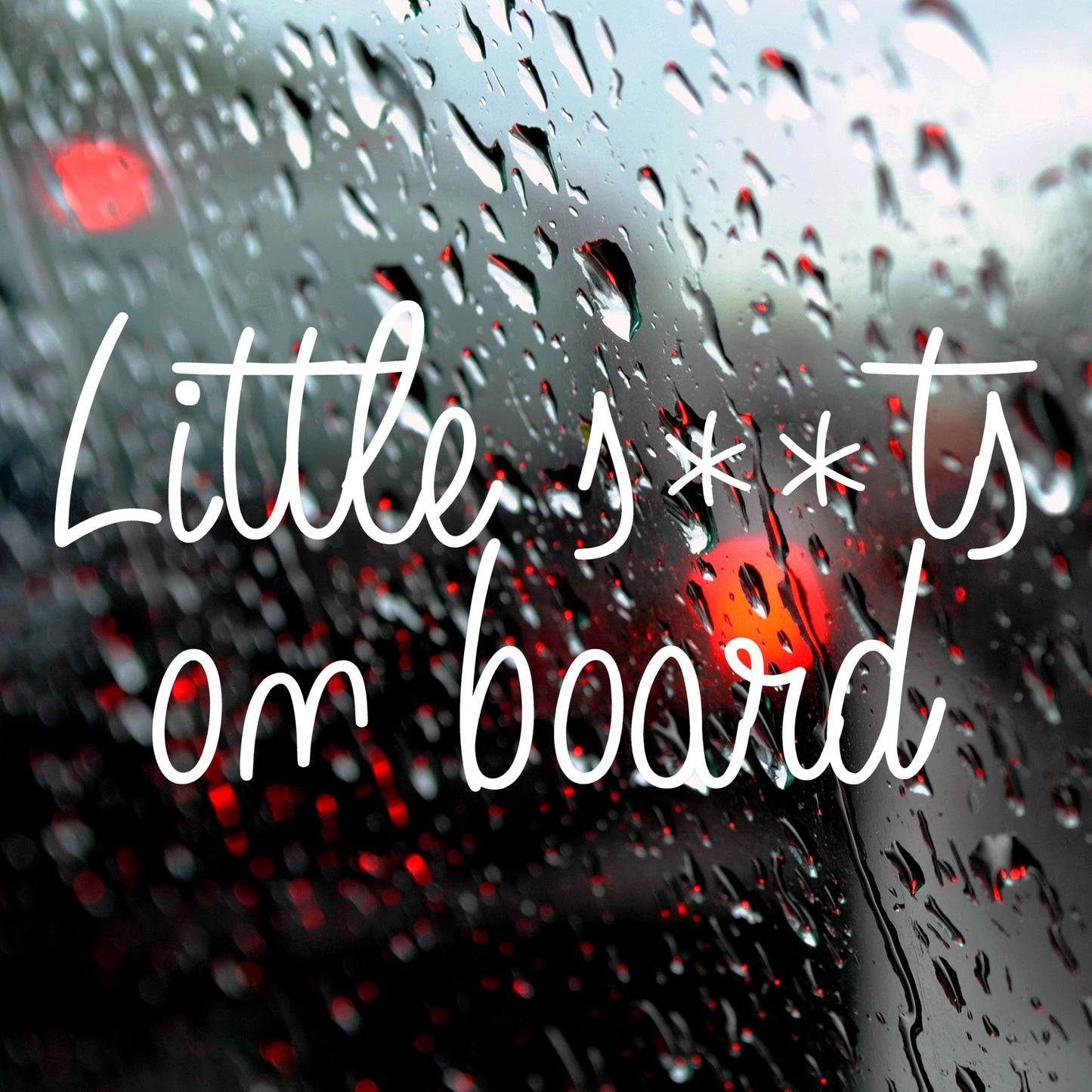 Little shits on board | Bumper sticker - Adnil Creations