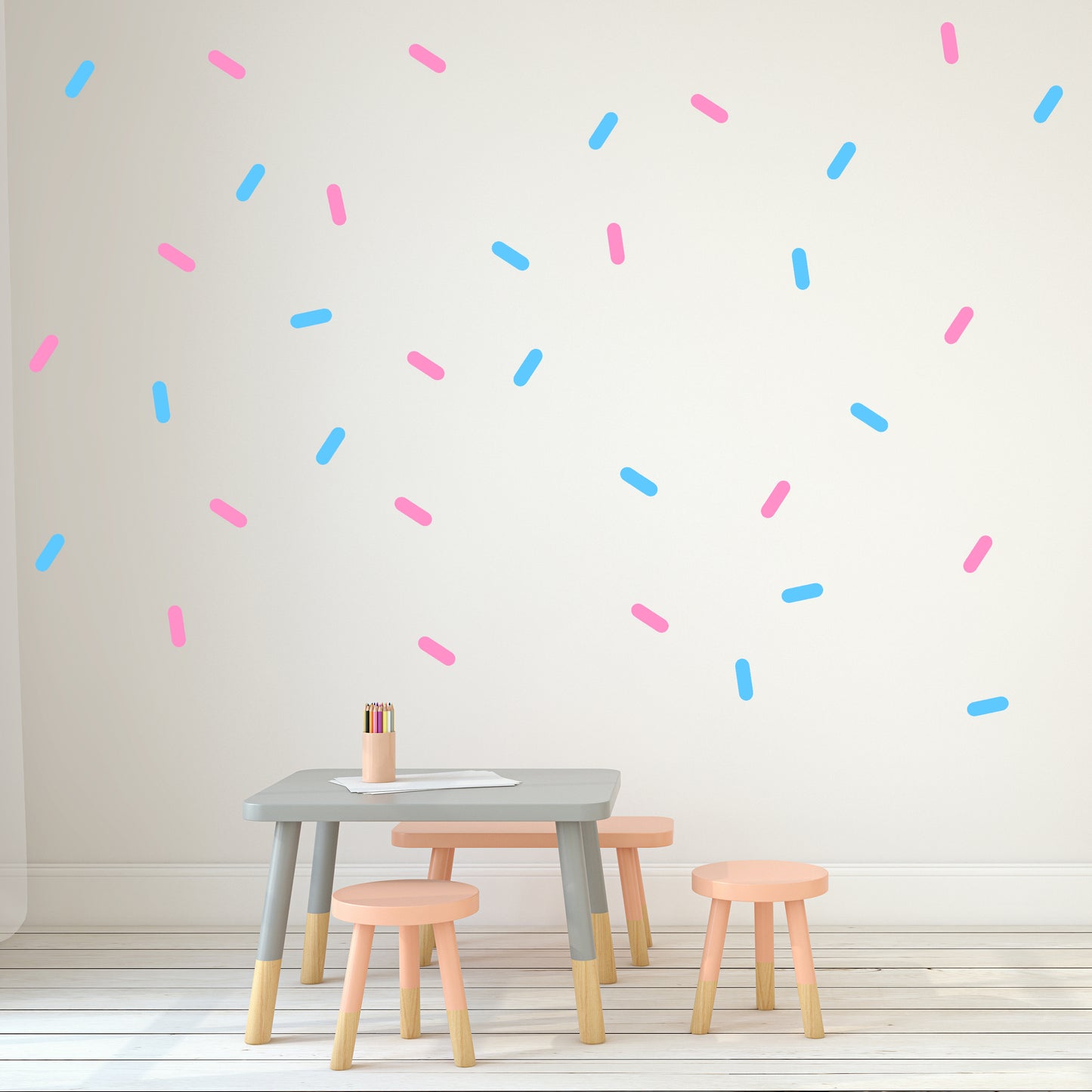 Set of 50 sugar sprinkles | Wall pattern - Adnil Creations