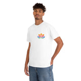 Watercolour Lotus Yoga Tee | Unisex Heavy Cotton Tee