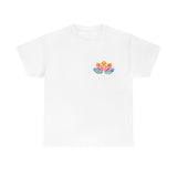 Watercolour Lotus Yoga Tee | Unisex Heavy Cotton Tee