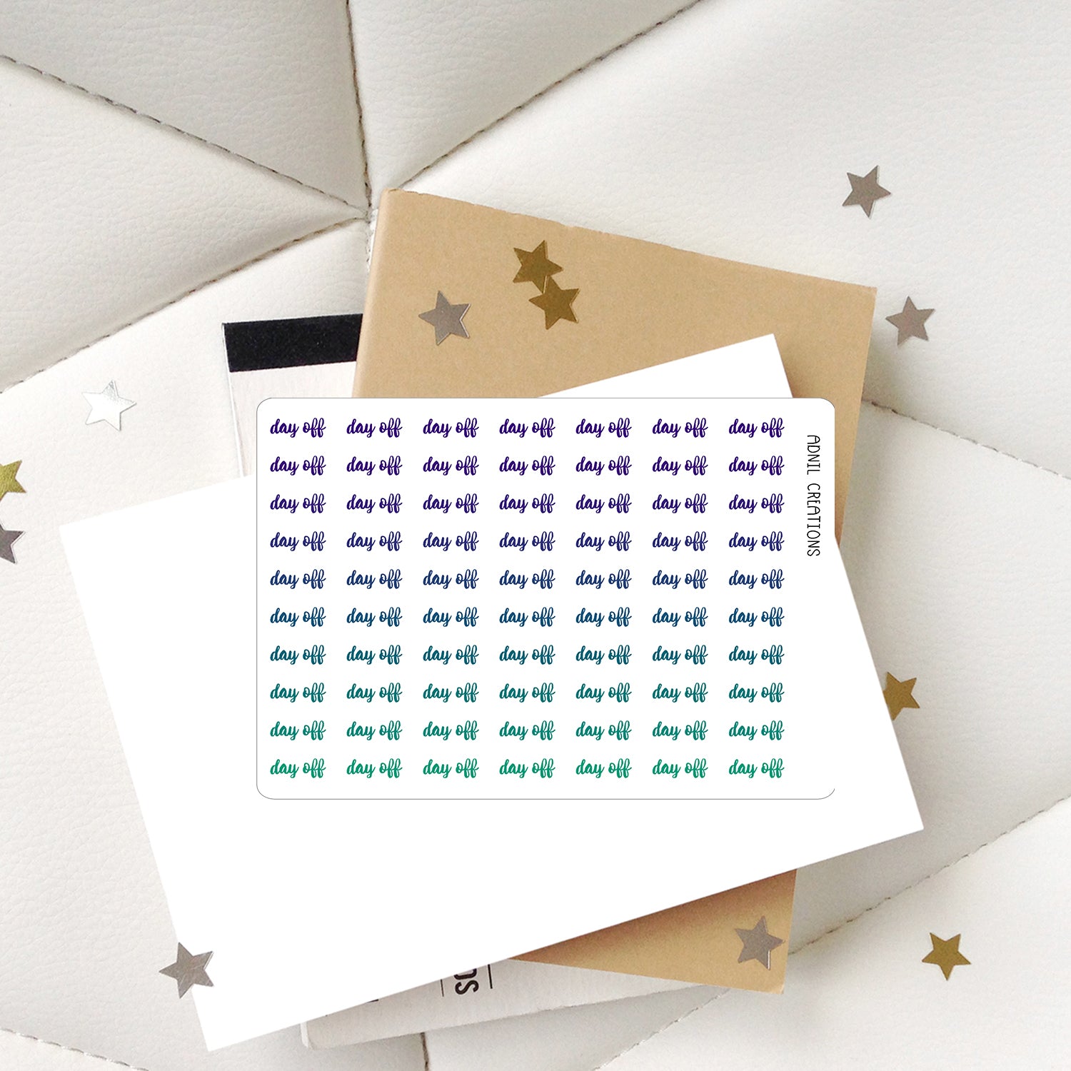 Day off ombre | Planner stickers - Adnil Creations