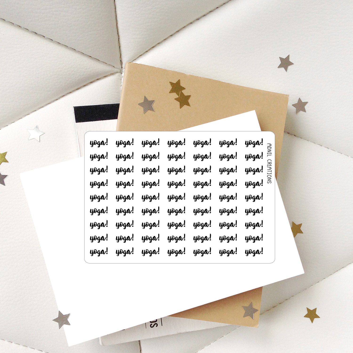 Yoga mono | Planner stickers - Adnil Creations