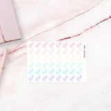 Paper aeroplanes | Planner stickers - Adnil Creations